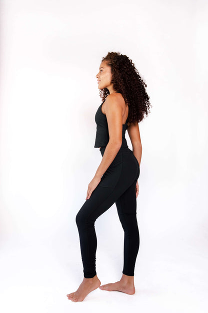 Non Stop Legging in Jet Black by Yoga Democracy