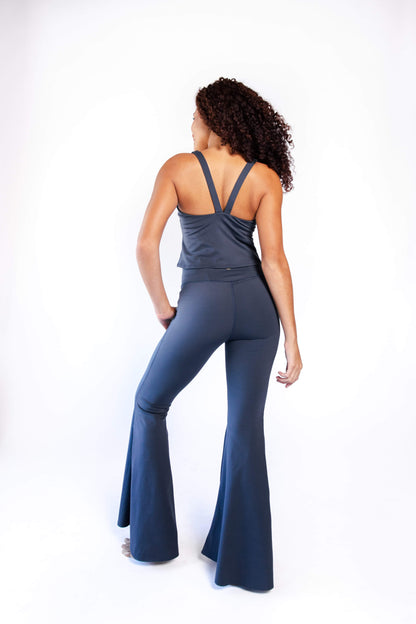 Bell Bottoms 2.0 in Navy Blue by Yoga Democracy