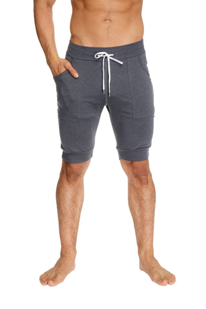 Cuffed Yoga Short (Charcoal) by 4-rth