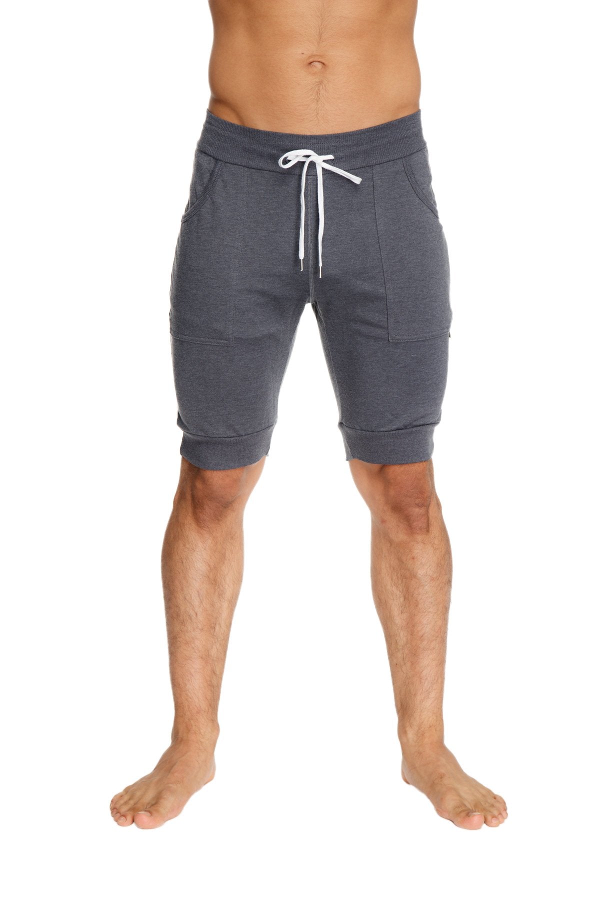 Cuffed Yoga Short (Charcoal) by 4-rth