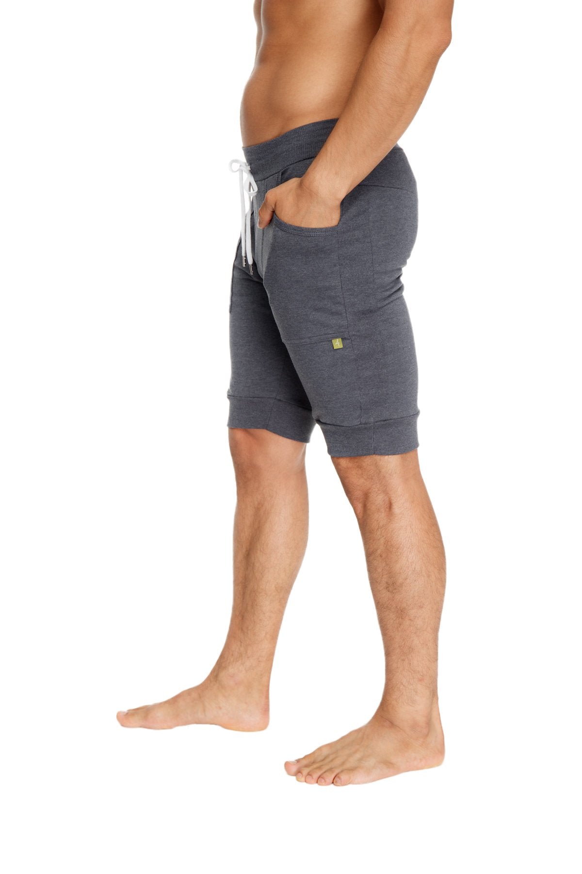 Cuffed Yoga Short (Charcoal) by 4-rth