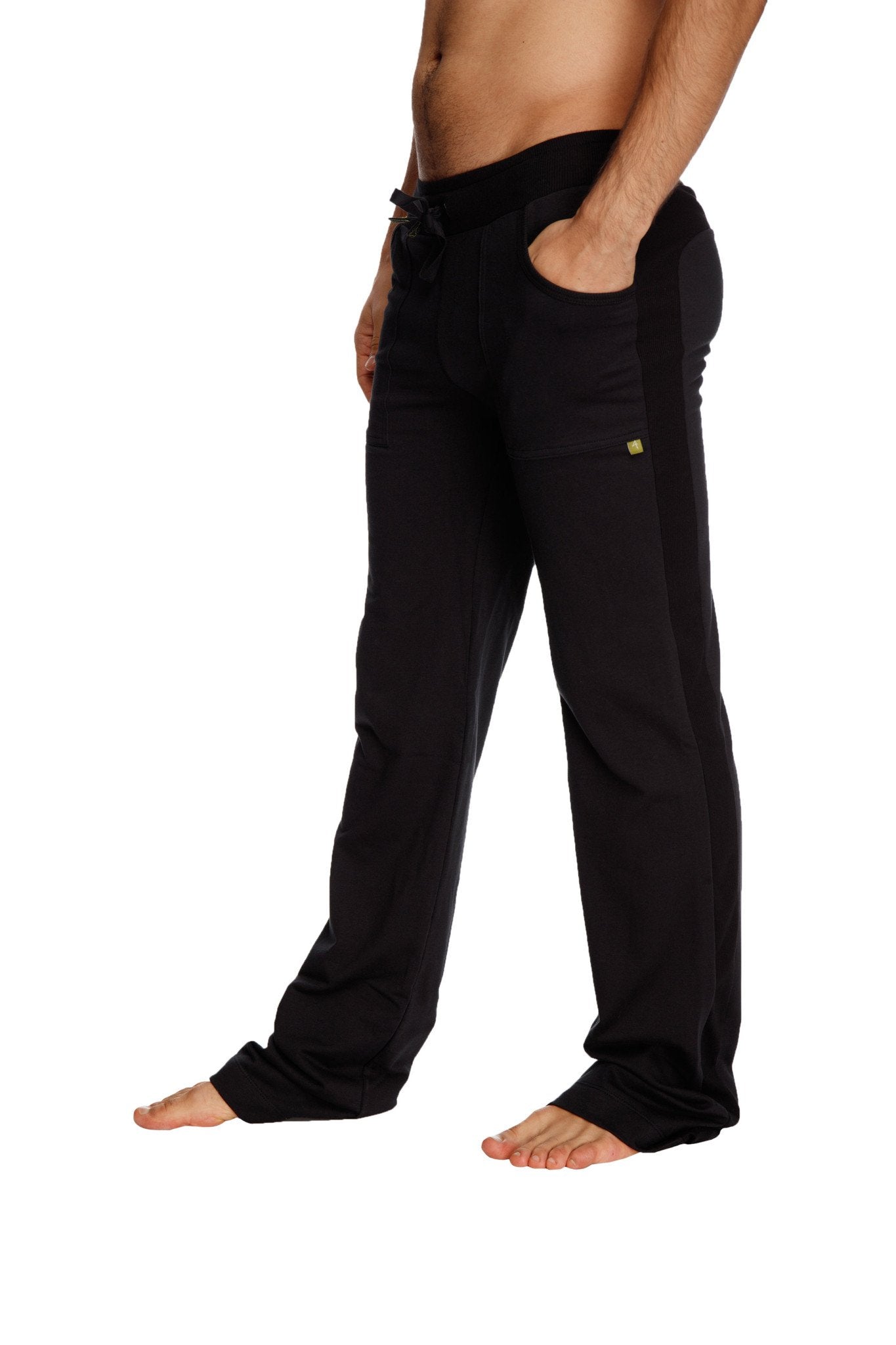 Eco-Track & Yoga Sweat Pant (Solid Black) by 4-rth