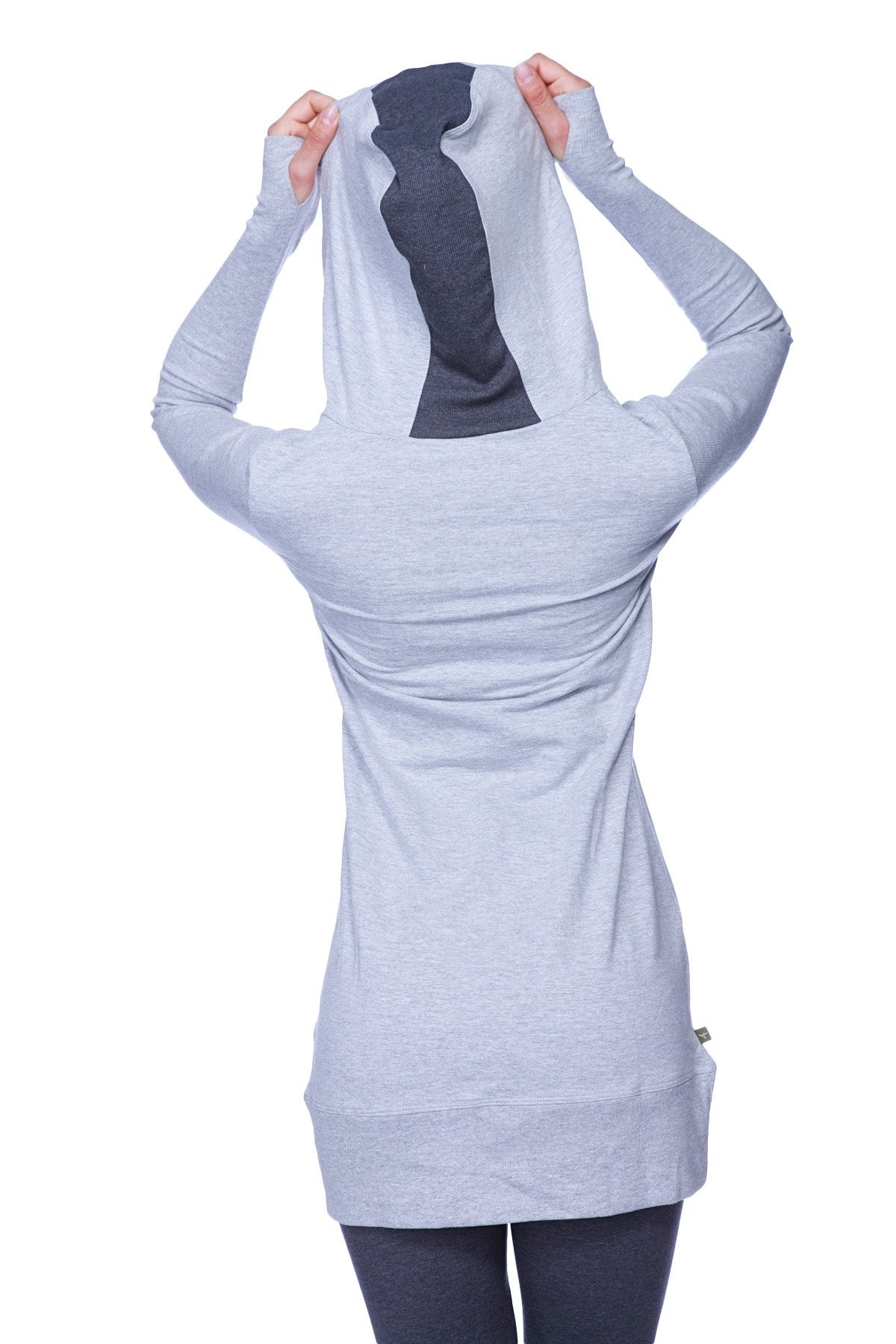 Women's Long Body Hoodie Top by 4-rth