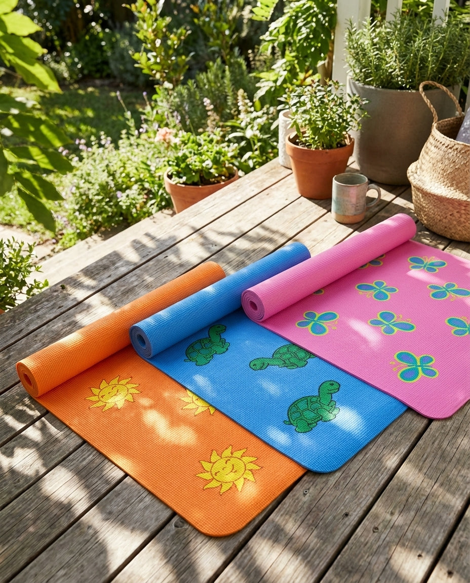 Fun Yoga Mat For Kids by YOGA Accessories