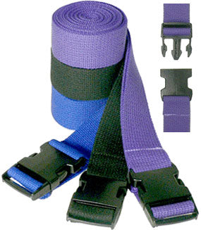 6' Pinch Buckle Cotton Yoga Strap